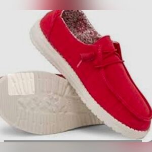 Hey Dude Wendy In Red, Size 7